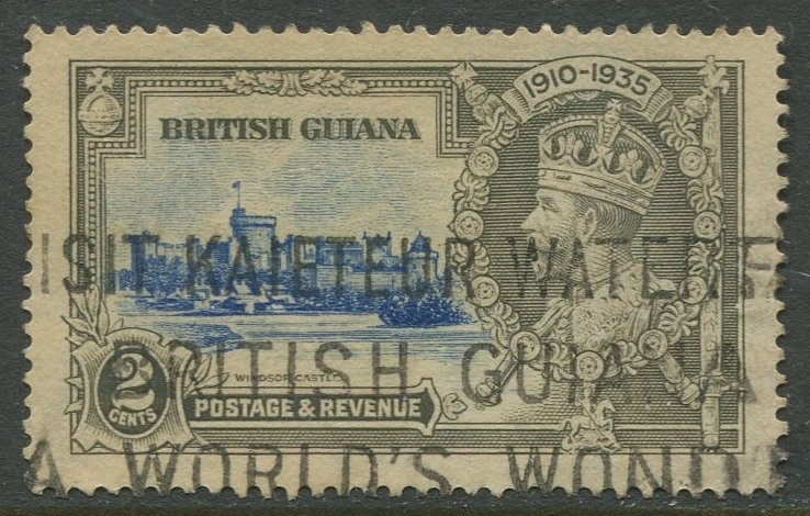 STAMP STATION PERTH British Guiana #223 Silver Jubilee Used CV$0.25