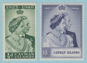 CAYMAN ISLANDS 116 - 117  MINT HINGED OG * NO FAULTS VERY FINE ! - T778