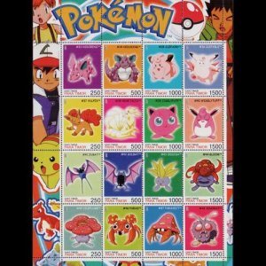 TIMOR 2001 - Sheet-Pokemon NH