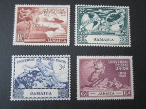 Jamaica 1949 Sc 142-5 UPU set MH