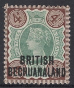 Bechuanaland 1891 Queen Victoria Overprint 4p Scott # 35 MH