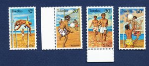 TOKELAU - # 77-80   - VFMNH - sports   1981