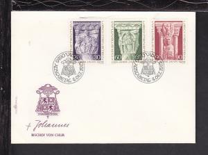 Leichtenstein 1975 U/A FDC BIN