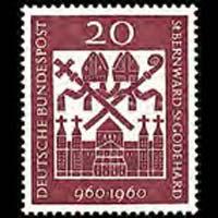 GERMANY 1960 - Scott# 817 Bishops Set of 1 NH
