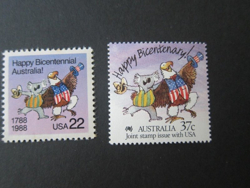 Australia 1988 Sc 1052, 2370 set MNH