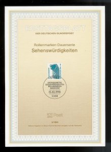 GERMANY (52) Ersttagsblatt FDC Presentation Cards