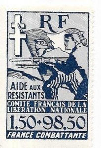 French Colonies #B1  Aide Aux. Residtancea[ (MNH)  CV $21.00