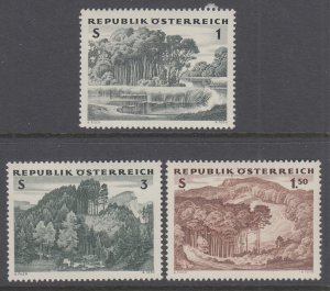 Austria 685-687 MNH VF