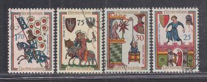 LIECHTENSTEIN SC# 381-4  VF/U