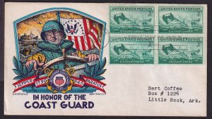 1946 Armed Forces Sc 936 Coast Guard with L. W. Staehle cachet (WA