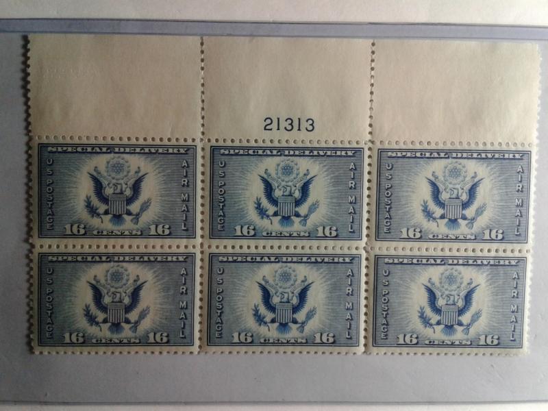 SCOTT # CE 1  MINT NEVER HINGED PLATE BLOCK OF 6 ! AMAZING !!!