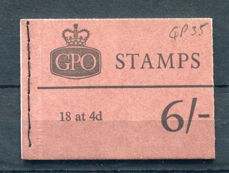 6/- BOOKLET APRIL 1968 Cat £55