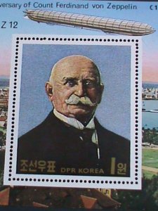 ​KOREA STAMP-1988-SC#2768  150TH ANNIV: BIRTH OF VON ZEPPELIN-MNH SHEET VF