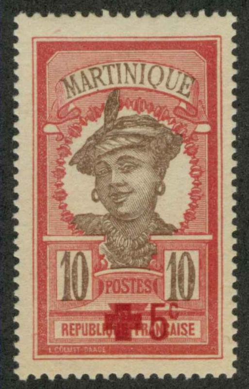 Martinique B1 Mint F-VF HR