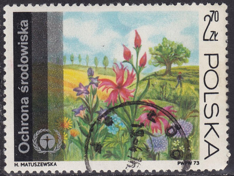 Poland 1991 Flowers on Meadow 1973