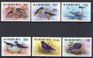 1976 Barbuda, Uccelli - Yvert no. 251-56 - 6 values - MNH**