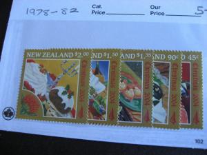 NEW ZEALAND Christmas, Xmas 2004 set Sc 1978-82 MNH