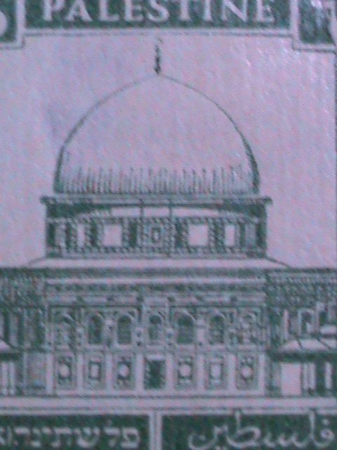 ​PALESTINE-1927- SC#68 MOSQUE OF OMAR MLH VF 96 YEARS OLD LAST ONE RARE