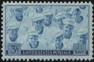 SC#935 3¢ U. S. Navy Issue (1945) MNH