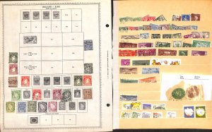 Ireland Stamp Collection on 14 Minkus Pages, 1922-1975 (BH)
