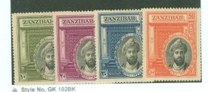 Zanzibar #214-217 Unused Single (Complete Set)