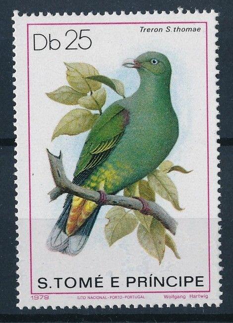 [64296] Sao Tome & Principe 1979 Birds Pigeon MLH