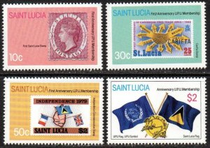 St. Lucia Sc #568-571 MNH