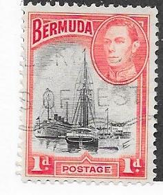 Bermuda  #118  1 p (U) CV 0.25