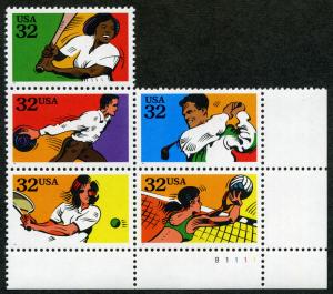 Scott #2961-65 - Recreational Sports - MNH