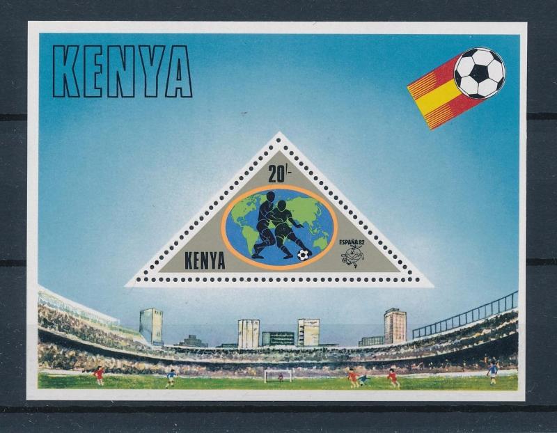 [59467] Kenya 1982 World Cup Soccer Football Triangle MNH Sheet