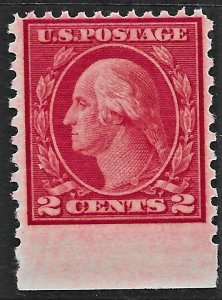 1919 US Sc. #540 NH perf 11x10 rotary press Type III, imperf bottom margin.