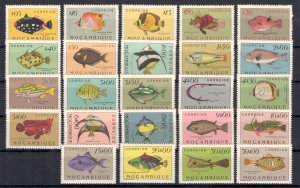 1951 Mozambique, Pisces - Yvert no. 419-38 - 20 values - MNH**