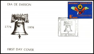 Dominican Republic 765 U/A FDC