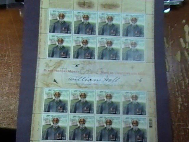 CANADA # 2369--MNH--FULL SHEET OF 16--1ST BLACK VICTORIA CROSS RECIPIENT--2010