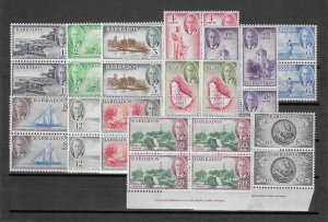 BARBADOS 1950 SG 271/82 MNH Cat £260