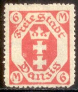 Danzig 1922 SC# 90 MLH-OG CH4