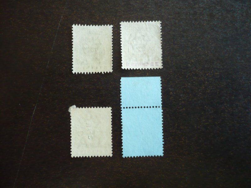 Stamps - Mauritius - Scott# 92,94,97,100 - Used Part Set of 4 Stamps