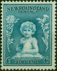 Newfoundland 1932 6c Light Blue SG214 Fine MM