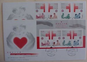 HONGKONG  RED CROSS 2000 SET & SHEETLET