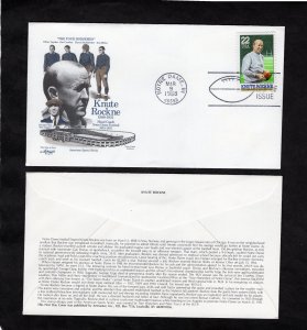 2376 Knute Rockne, FDC Artmaster