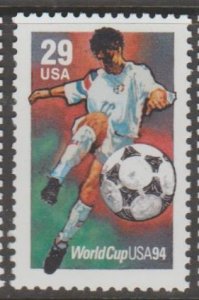 U.S. Scott #2834 World Cup 1994 Soccer Stamps - Mint NH Single