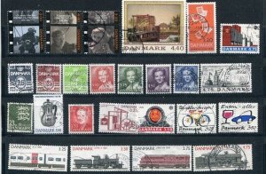 D378243 Denmark Nice selection of VFU Used stamps
