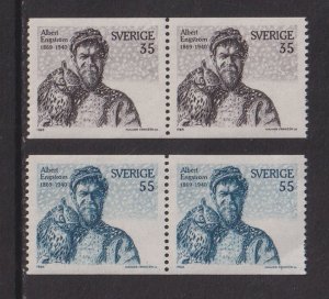 Sweden  #817-818  MNH  1969 Engstrom with owl  in pairs