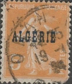 Algeria, #3 Used  From 1924-26