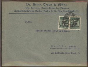 Germany 1923 Inflation Cover September 1 First Day Rate 110348