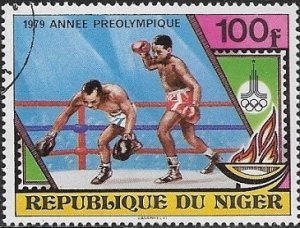 1979 Niger  Olympic Flame and Boxers  SC# 485 Used