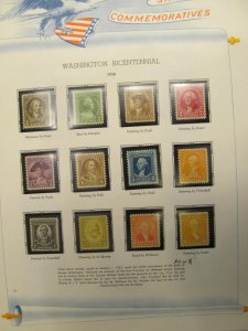 US commemorative collection to 1962in White Ace album CV $195 plus face