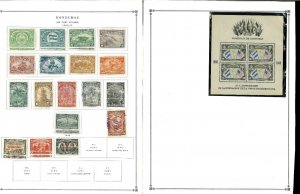 Honduras 1865-1950 M & U. Much Duplication .Hinged on pages & on Stock Sheets.