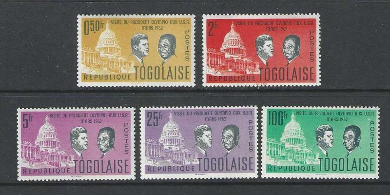 Togo 432-437  Short set  MNH  SC:$2.85