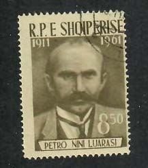 Albania; Scott 608; 1962; Used